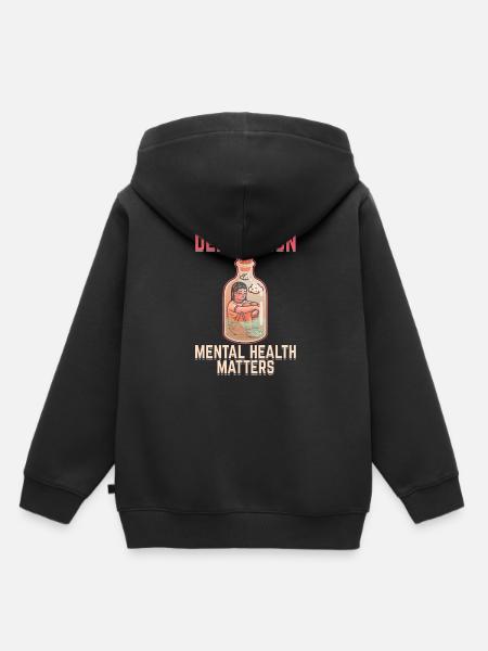 Psychologie Psychologe - Kinder Premium Organic Hoodie - Schwarz