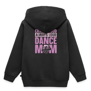 Maman Mère Mère Danse Mère - Sweat Premium à capuche enfant bio - noir - Dos - AI Model Kid Male (0cm)