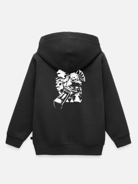 Paragleiter Paragleiten - Kinder Premium Organic Hoodie - Schwarz