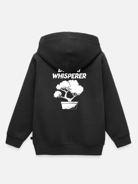Bonsai Baum Lustig - Kinder Premium Organic Hoodie - Schwarz