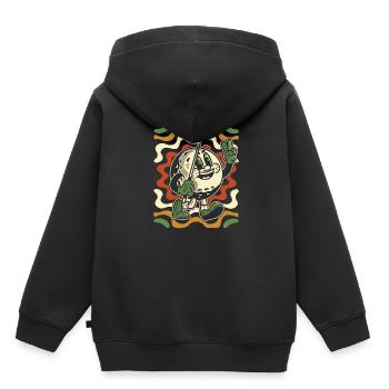 Golf Golfer Golfen - Kinder Premium Organic Hoodie - Schwarz - Hinten - AI Model Kid Male (0cm)