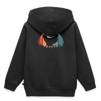 Chicken Hen - Kids Premium Organic Hoodie - black - Back - AI Model Kid Male (0cm)