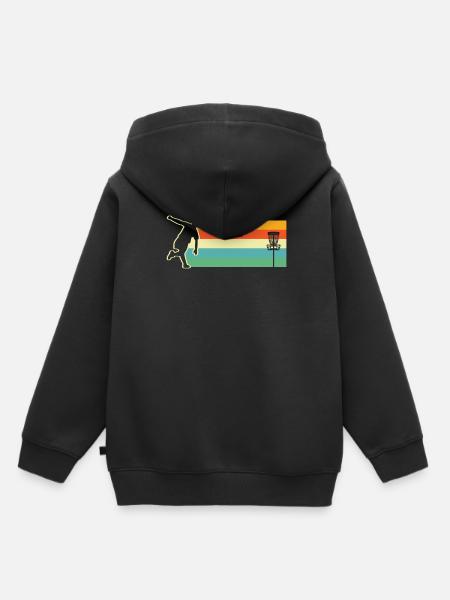 Frisbee Golf Disc Golf - Kinder Premium Organic Hoodie - Schwarz
