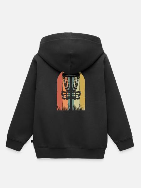 Frisbee Golf Disc Golf - Kinder Premium Organic Hoodie - Schwarz