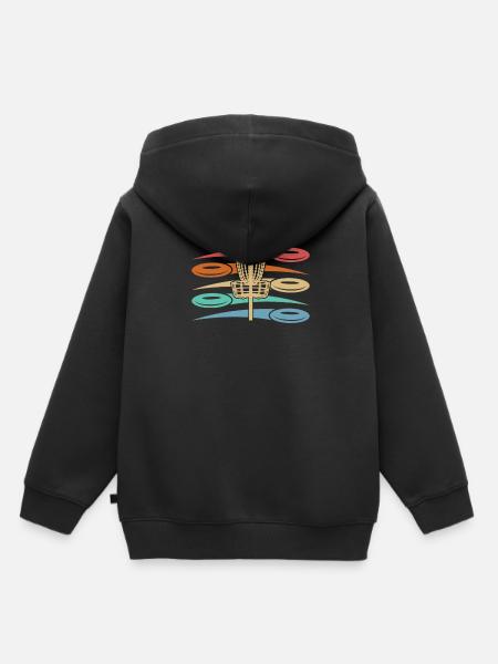 Frisbee Golf Disc Golf - Kinder Premium Organic Hoodie - Schwarz