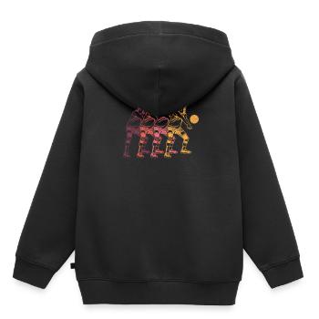 Volley-ball Volley-ball - Sweat Premium à capuche enfant bio - noir - Dos - AI Model Kid Male (0cm)