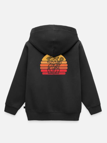 Akustikgitarre - Kinder Premium Organic Hoodie - Schwarz