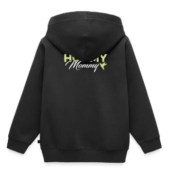 Colibri Colibri Maman - Sweat Premium à capuche enfant bio - noir - Dos - AI Model Kid Male (0cm)