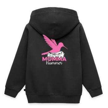 Colibri Colibri Maman - Sweat Premium à capuche enfant bio - noir - Dos - AI Model Kid Male (0cm)