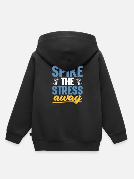 Volleyball Volleyballer - Kinder Premium Organic Hoodie - Schwarz
