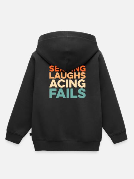 Volleyball Volleyballer - Kinder Premium Organic Hoodie - Schwarz