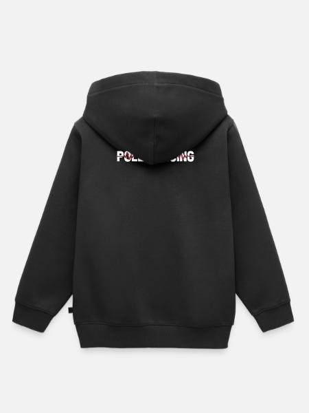 Pole Dancing Ekg Heartbeat - Kinder Premium Organic Hoodie - Schwarz