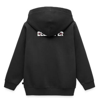 Battement de cœur de l’électrocardiogramme de l’apiculteur - Sweat Premium à capuche enfant bio - noir - Dos - AI Model Kid Male (0cm)
