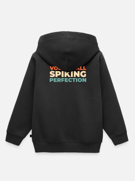 Volleyball Volleyballer - Kinder Premium Organic Hoodie - Schwarz