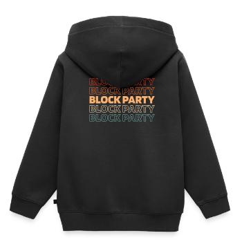 Volleyball Volleyballer - Kinder Premium Organic Hoodie - Schwarz - Hinten - AI Model Kid Male (0cm)