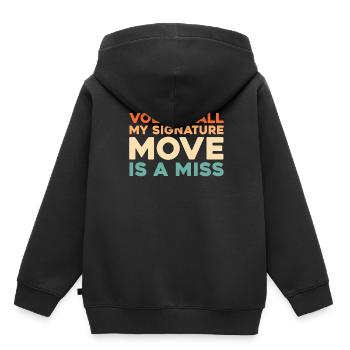Volleyball Volleyball Players - Kids Premium Organic Hoodie - black - Back - AI Model Kid Male (0cm)