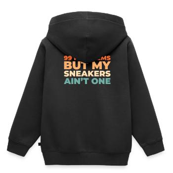 Sneakers - Kids Premium Organic Hoodie - black - Back - AI Model Kid Male (0cm)