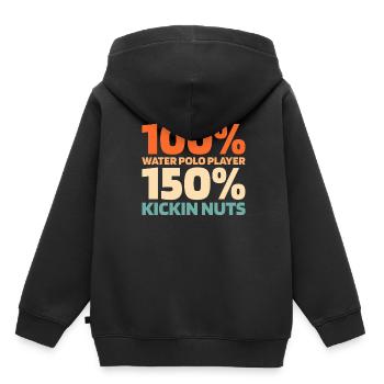Water polo Water polo players - Kids Premium Organic Hoodie - black - Back - AI Model Kid Male (0cm)