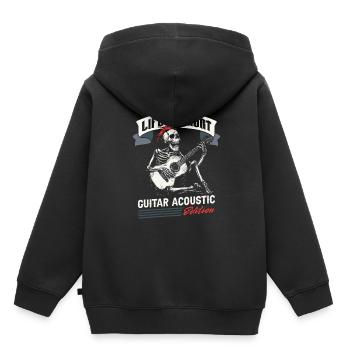 Guitare acoustique - Sweat Premium à capuche enfant bio - noir - Dos - AI Model Kid Male (0cm)