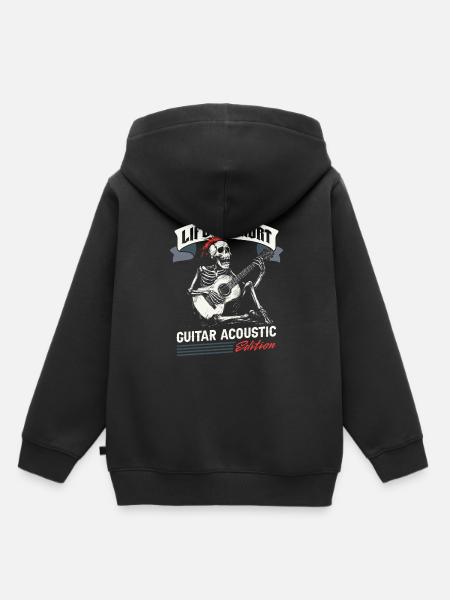 Akustikgitarre - Kinder Premium Organic Hoodie - Schwarz