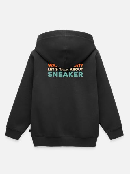 Sneakers - Kinder Premium Organic Hoodie - Schwarz