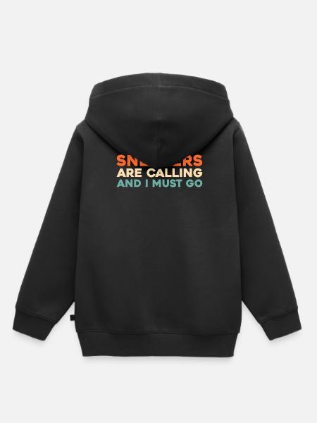 Sneakers - Kinder Premium Organic Hoodie - Schwarz
