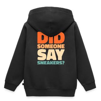 Sneakers - Kids Premium Organic Hoodie - black - Back - AI Model Kid Male (0cm)