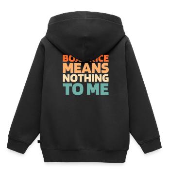Sneakers - Kids Premium Organic Hoodie - black - Back - AI Model Kid Male (0cm)