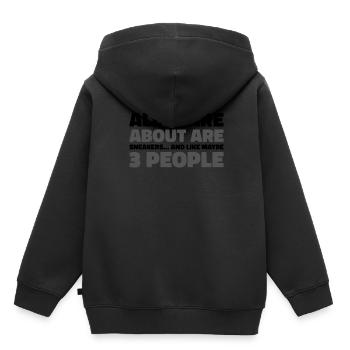 Sneakers - Kids Premium Organic Hoodie - black - Back - AI Model Kid Male (0cm)