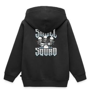 Batterie Batteurs Batteurs - Sweat Premium à capuche enfant bio - noir - Dos - AI Model Kid Male (0cm)