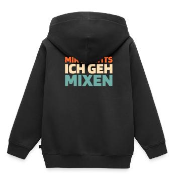 Ingénieur du son Ingénieur du son - Sweat Premium à capuche enfant bio - noir - Dos - AI Model Kid Male (0cm)