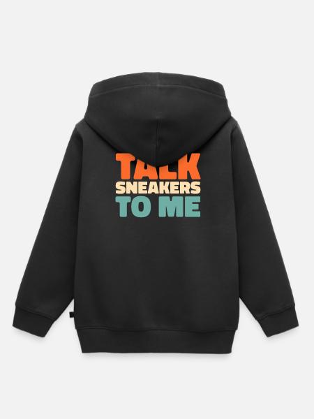 Sneakers - Kinder Premium Organic Hoodie - Schwarz
