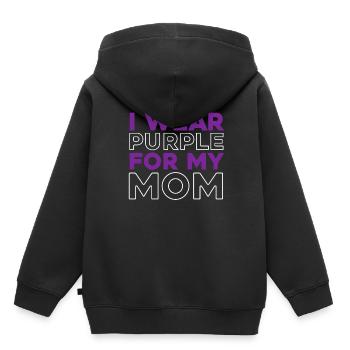 Alzheimer's Memories Matter - Kids Premium Organic Hoodie - black - Back - AI Model Kid Male (0cm)