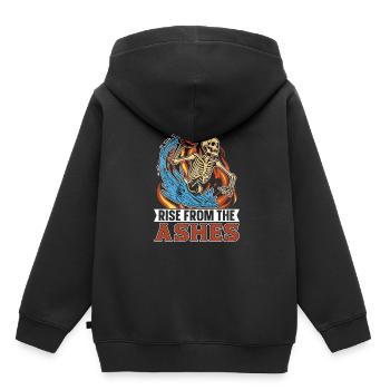 Water-polo water-polo - Sweat Premium à capuche enfant bio - noir - Dos - AI Model Kid Male (0cm)