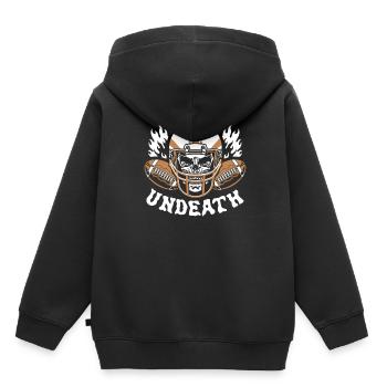 Mort-vivant du football américain - Sweat Premium à capuche enfant bio - noir - Dos - AI Model Kid Male (0cm)