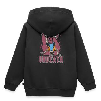 Breakdance Breakdancer Breakdancing Undeath - Sweat Premium à capuche enfant bio - noir - Dos - AI Model Kid Male (0cm)
