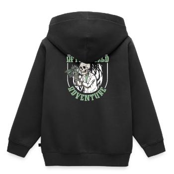 Entomologie Entomologiste Squelette d’insecte - Sweat Premium à capuche enfant bio - noir - Dos - AI Model Kid Male (0cm)