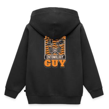 Entomologie Entomologiste Insecte - Sweat Premium à capuche enfant bio - noir - Dos - AI Model Kid Male (0cm)