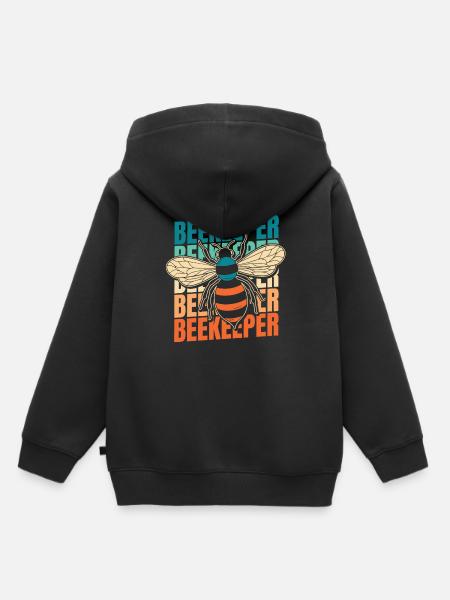 Imker Bienenzüchter - Kinder Premium Organic Hoodie - Schwarz