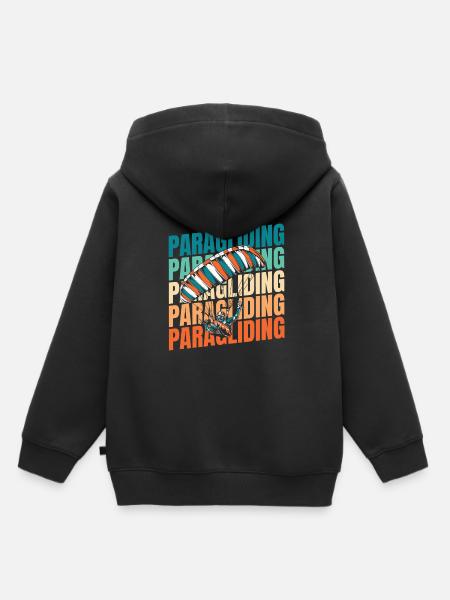 Paragleiter Paragleiten - Kinder Premium Organic Hoodie - Schwarz
