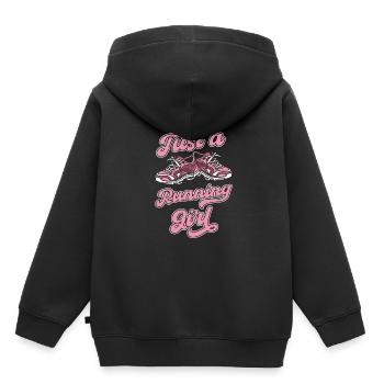 Läufer Jogger Runner Laufen Just A Running Girl - Kids Premium Organic Hoodie - black - Back - AI Model Kid Male (0cm)