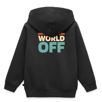 Breakdance Breakdancer Breakdancing - Sweat Premium à capuche enfant bio - noir - Dos - AI Model Kid Male (0cm)