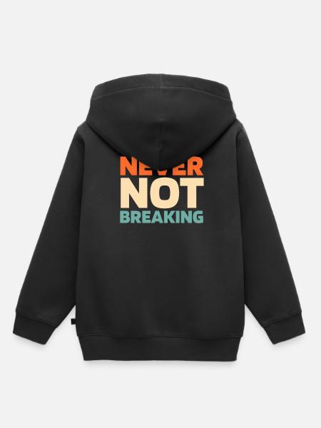 Breakdance Breakdancer Breakdancing - Kinder Premium Organic Hoodie - Schwarz