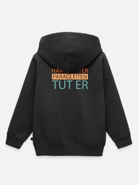 Paragleiter Paragleiten - Kinder Premium Organic Hoodie - Schwarz