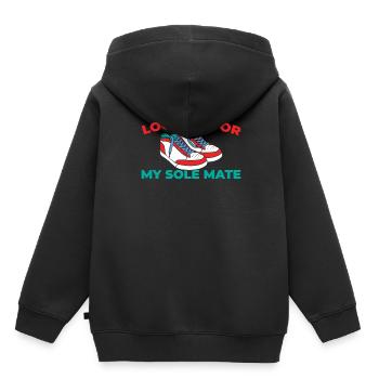 Sneakers - Kids Premium Organic Hoodie - black - Back - AI Model Kid Male (0cm)