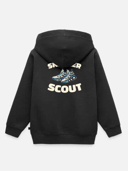 Sneakers - Kinder Premium Organic Hoodie - Schwarz
