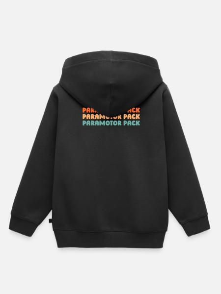 Paramotor Gleitschirmfliegen - Kinder Premium Organic Hoodie - Schwarz