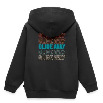 Paramotor Gleitschirmfliegen - Kinder Premium Organic Hoodie - Schwarz - Hinten - AI Model Kid Male (0cm)