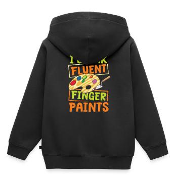 Éducateur de la petite enfance - Sweat Premium à capuche enfant bio - noir - Dos - AI Model Kid Male (0cm)