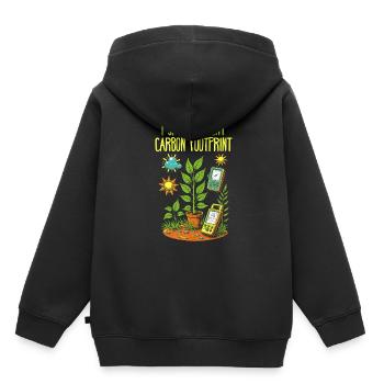 Scientifique de l’environnement - Sweat Premium à capuche enfant bio - noir - Dos - AI Model Kid Male (0cm)